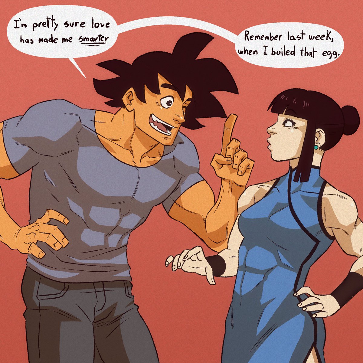 This idiot loves his wife, I don't care what anyone says 
#DragonBall 