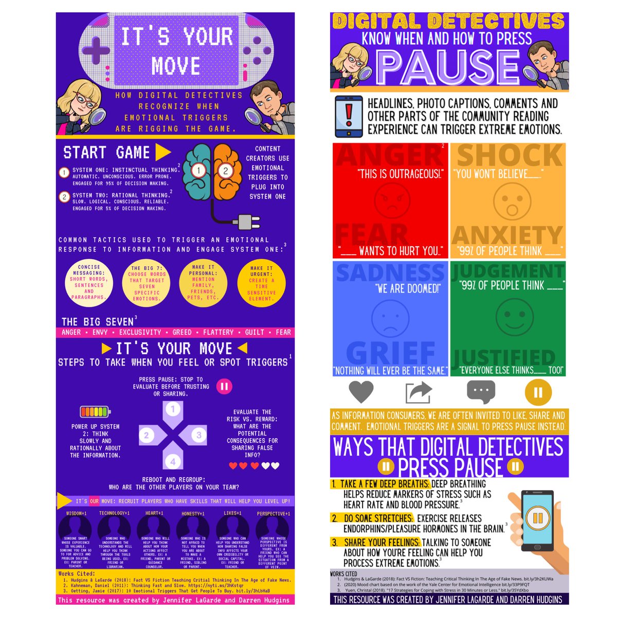 A lot of people are talking about  #infoliteracy today.  @dhudgins and I have come to believe that this work is inextricably linked with Social Emotional Learning  #SEL. Indeed, this connection underpins everything in our new book Developing Digital Detectives (ISTE 2021). Until....