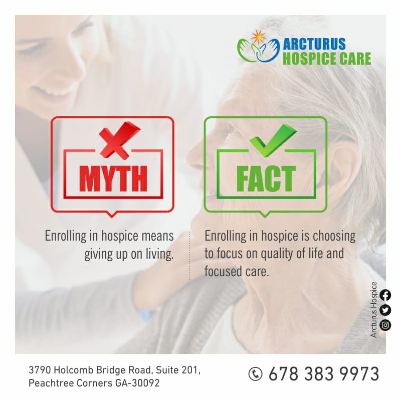The Simple Truth about Hospice Care!
#mythsandfacts #hospicecareinga #hospice #arcturushospicecare  #care #arcturushospice #HospiceEducation
For details, visit our website - arcturushc.com
(or) Call: 678 383 9973