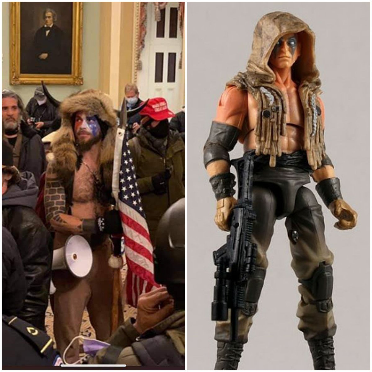 So... I have figured out who was behind the attempted coup -- the infamous terrorist organization --  #Cobra! It started when I spotted  #Zartan rampaging in the  #CapitolBuilding! Then I started seeing Cobra villains everywhere! Check out my thread...  #Terrorism  #CapitolRiots