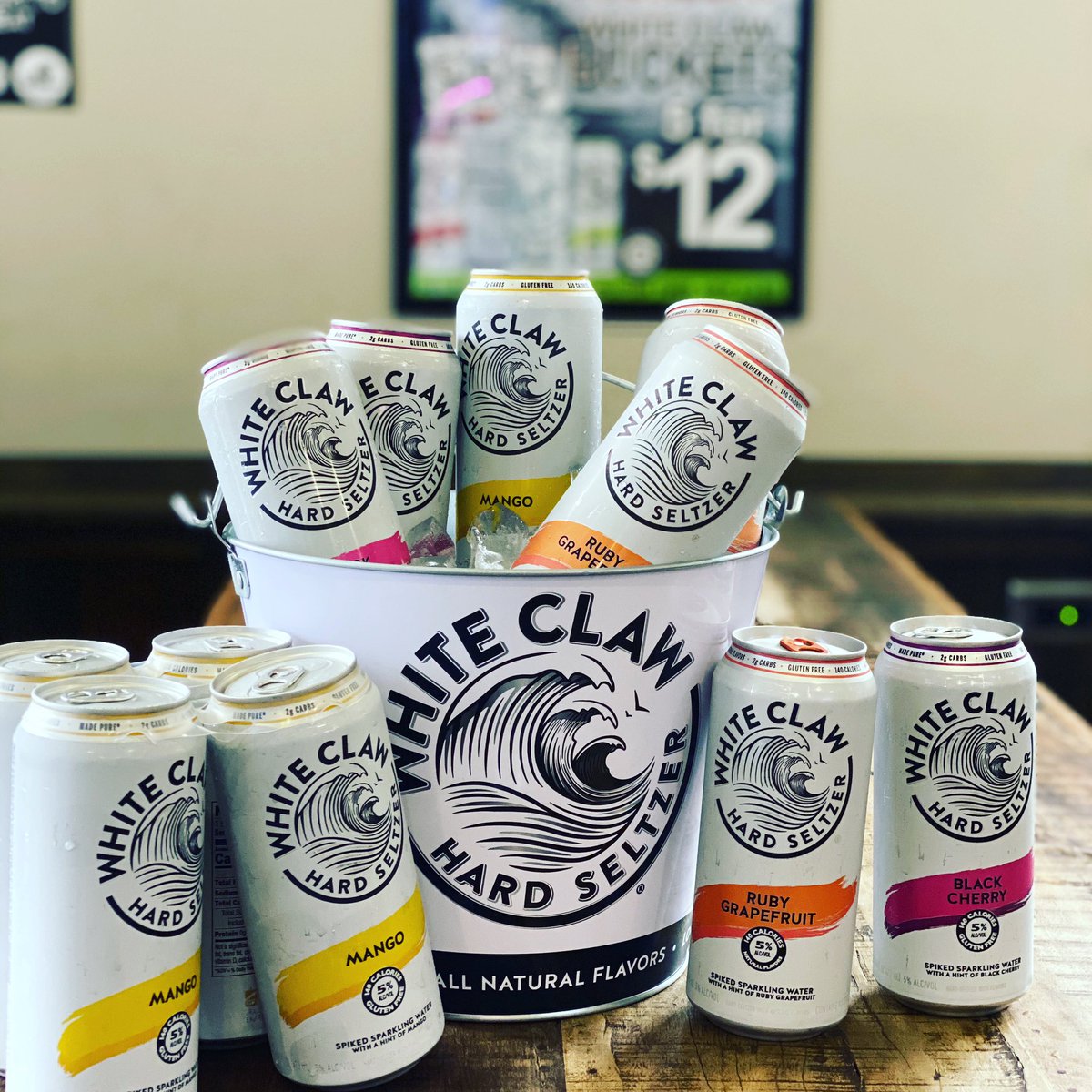 CatsCornerOu's tweet photo. Nothing can stop the Claw!! Thursday only, buckets of FIVE 16oz White Claws for $12!!!
#whiteclawed #throwbackdrinksthursday https://t.co/He3SBAdfBw