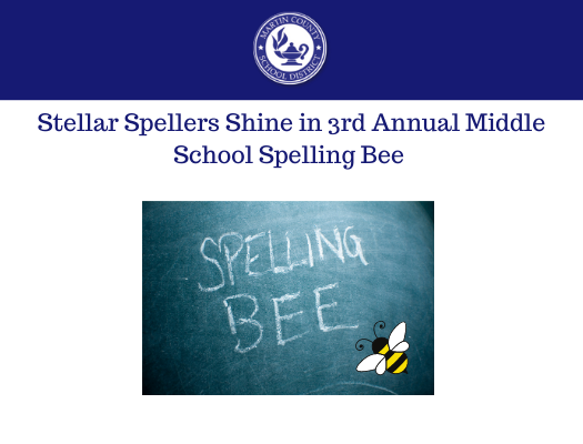 MCSDFlorida's tweet photo. After 10 rounds of competition and the successful spelling of words such as "lugubrious" &amp; "concomitant", we have crowned our 2021 Middle School #SpellingBee champions!

👀: https://t.co/kYLiP0WKSu. #ALLINMartin👊

@drchrisj2012 @AMLaws @EbonyJarrett @AMSStallions @IMS_BeTheOne https://t.co/9Q6BgCtFJS