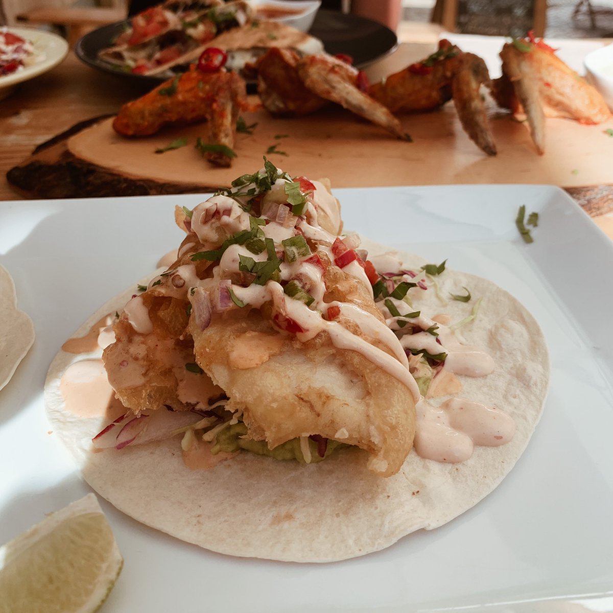 gonetodiscover's tweet photo. Green Room, Lagos
—

The Green Room serves great drinks &amp; the tastiest Mexican food.
The vibe laid back &amp; the staff friendly. Perfect for a cosy winter meal or to sit enjoying the sun in the summer. What more could you want!

Até breve!

#lagos #algarve #portugal #mexicanfood https://t.co/BL0EcUeu88