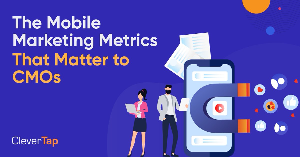 CleverTap's tweet image. New year, new business goals! 📈
Which metrics should you track to measure success? From marketing performance to business KPIs, this whitepaper will guide you through it all: bit.ly/3hIMe2l

#MobileMetrics