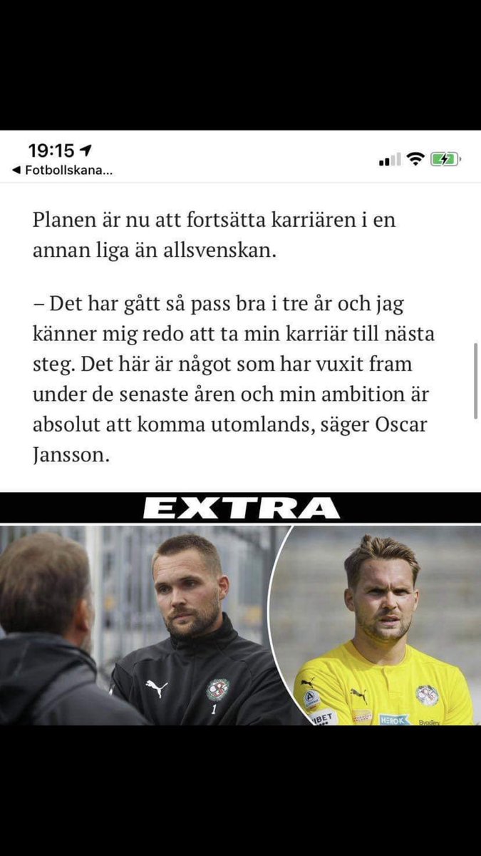 FilipLindblom's tweet photo. Hur kan alla inblandade misslyckas så radikalt med denna ambition? Trots allt årets målvakt och har relativt tidigt annonserat sig som Bosman, därav har klubbar kunnat erbjuda kontrakt sedan beskedet. https://t.co/siKxxpnhpP