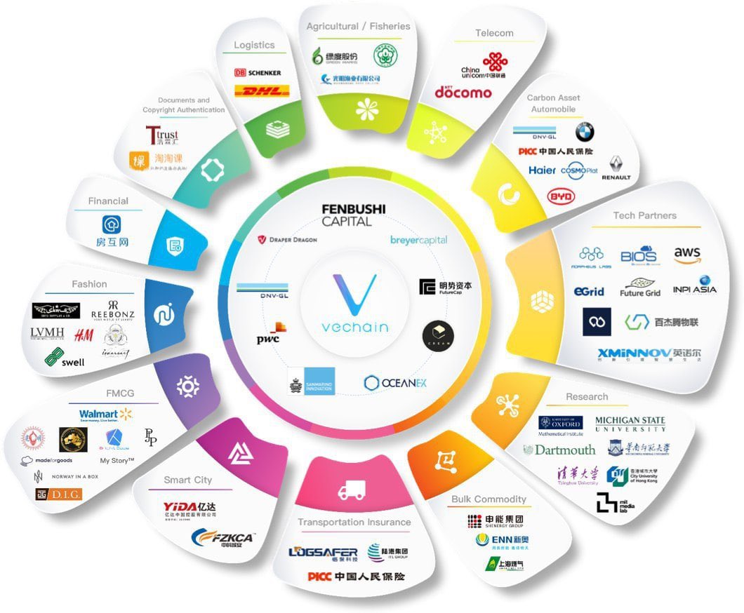 Why I’m extremely bullish on Vechain? $VEN ATH in  $VET ratio = $0,09No mainnet, few partners.  $BTC has a MC of 740B, x2 from previous ATH at alt season. Money inflow is gigantic.NOW?  Partnership list: massive Fundamentals: global adoption #Vechain  #bitcoin  