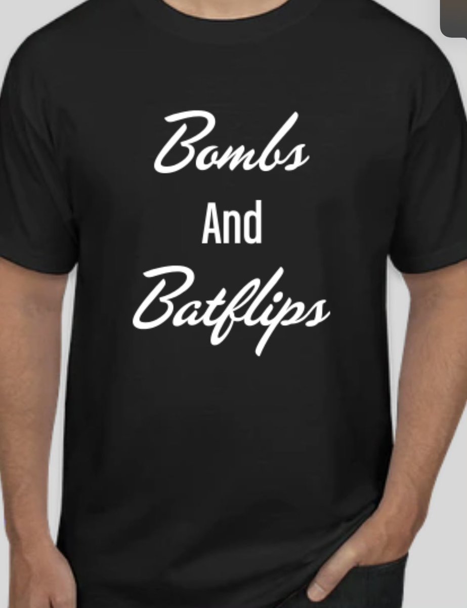 BAT FLIP CHALLENGE!!!!  We want you to reply to this with a video of you pimping an absolute bomb!  MUST BE FOLLOWING US and retweet and like this post to be eligible for the contest!  Winner will receive our new Bombs And Batflips tee we just dropped!  Ends 1/14 at midnight!