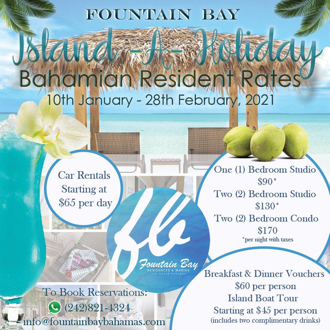 FountainResort's tweet photo. Don’t miss this wave 🌊 of clean pure relaxation!! Book now !! You wouldn’t regret it!! #bahamianown #Bahamas #Sun #Sand #Sea #beachlife https://t.co/zmYfXK7kr5