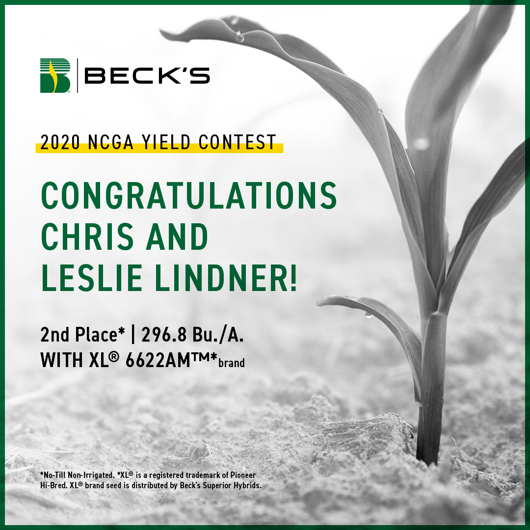 BecksHybrids's tweet photo. Extra! Extra! Read all about it! 📣

Chris and Lisa Lindner took second place in the National Corn Growers Association Yield Contest! 

They yielded an impressive 296.8 Bu./A. with XL® 6622AM™*brand corn in the No-Till Non-Irrigated class! 

#TheSignsofYield https://t.co/oUVCkydwfJ