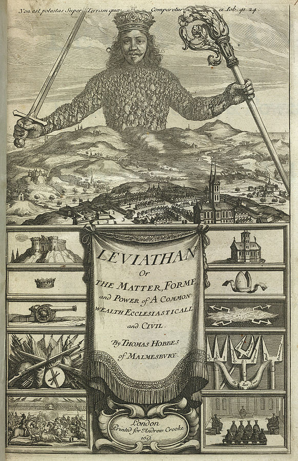 The Colossus is a lineal descendant of the image of Hobbes's Leviathan, a 1651 image that is so striking it is still widespread today. https://commons.wikimedia.org/wiki/File:Leviathan_-_Hobbes%27_Leviathan_(1651),_title_page_-_BL.jpg7/