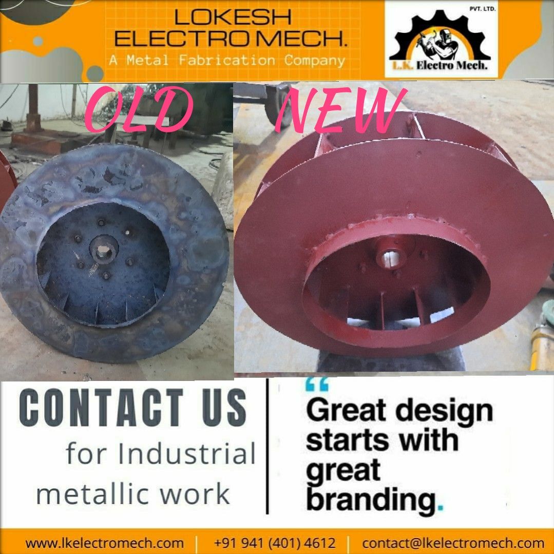 LKElectroMech1's tweet image. #blowerfan #industrialblowerfan #industrialblower #fan #indianindustrial #industrialworld #metalfabrication #fabricationindustry #welding #fabrication #metalwork  #manufacturing #weldernation #sheetmetal   #metalart #engineering #design #industrialworld #blower #humanresouce