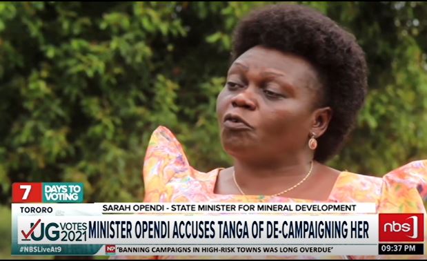 Fireliglntfi's tweet photo. Infighting among the National Resistance Movement members in Tororo district seems to be far from over. 

State Minister for Mineral Development Sarah Opendi and the NRM Electoral Commission Chairperson Dr. Tanga Odoi are at it again. 

#NBSLiveAt9 #NBSUpdates #UgVotes2021 https://t.co/sOK8sUVh1i