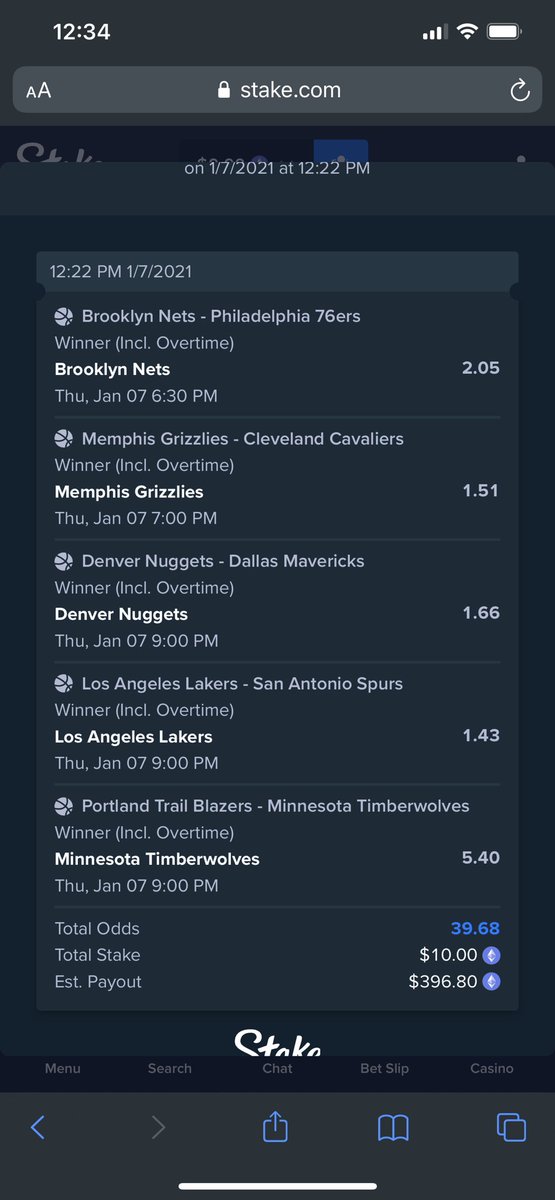 Nice little parlay <a href="/Stake/">Stake.com</a>