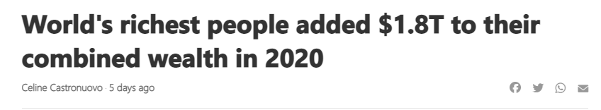 9/ Covid-19 stomped on the gas pedal of all of these systemic problems. The fed printed more money in three months ($4.3 Trillion) of covid-19 than it did in the seven years following the 2008 financial crisis. The wealthiest got even wealthier while the poorest got even poorer.