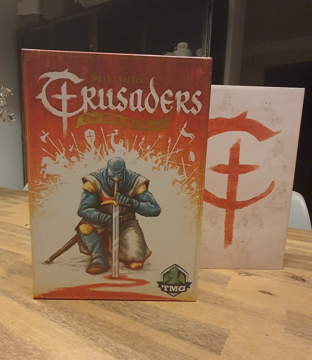 Rich Mulholland (@richmulholland) on Twitter photo Been a wee while since I played Crusaders by <a href="/sedjtroll/">Seth Jaffee</a> (<a href="/TastyMinstrel/">TMG (Tasty Minstrel Games)</a>) and was reminded how brilliant it is (and lighting fast at 2p). My wife loves it too. #boardgames Been a wee while since I played Crusaders by <a href="/sedjtroll/">Seth Jaffee</a> (<a href="/TastyMinstrel/">TMG (Tasty Minstrel Games)</a>) and was reminded how brilliant it is (and lighting fast at 2p). My wife loves it too. #boardgames