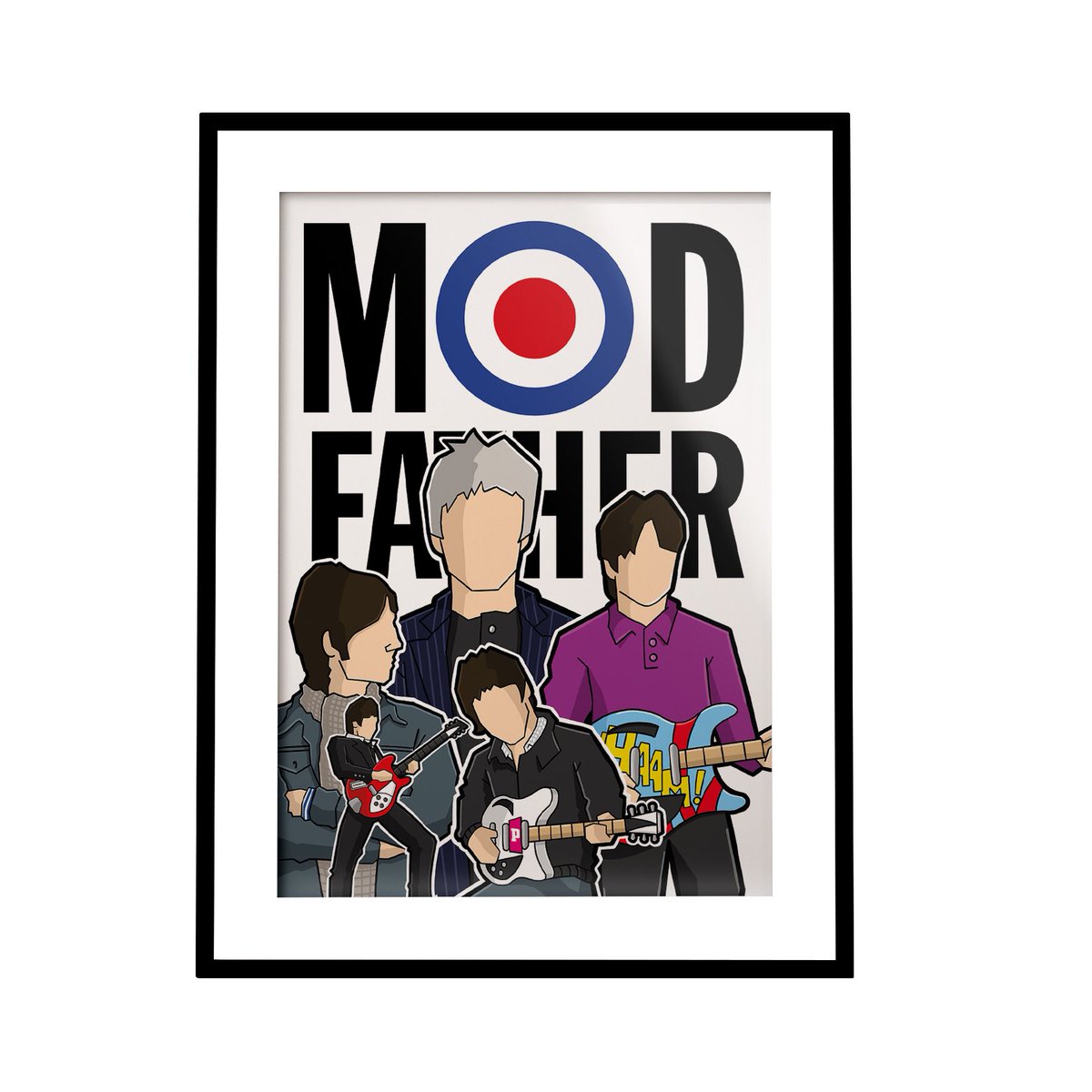vinylsoulimages's tweet photo. @TaylorMod Now available #MODFATHER #paulweller #thejam #rickenbacker #modtarget #target #artwork #whaam #modfather https://t.co/6ywiFHXaOI