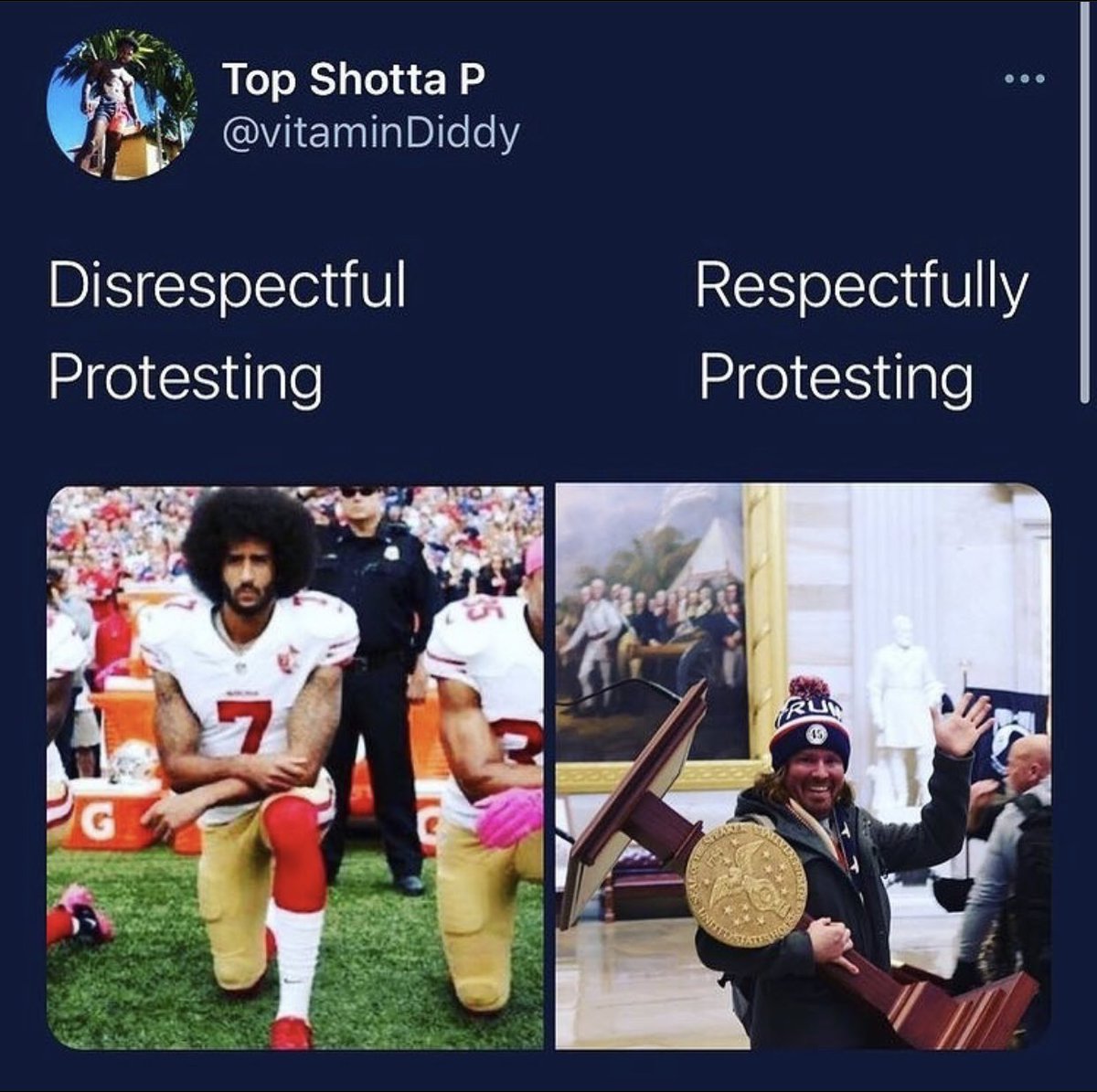 GeecheeKid's tweet photo. Not tweeting much - if at all - today. So please keep the following in mind as another example of what many of us keep trying to get you to understand... There are two experiences in this country &amp; in this world. To deny that means you’re unwilling to listen... #CapitolBuilding https://t.co/6n0RdlULSI