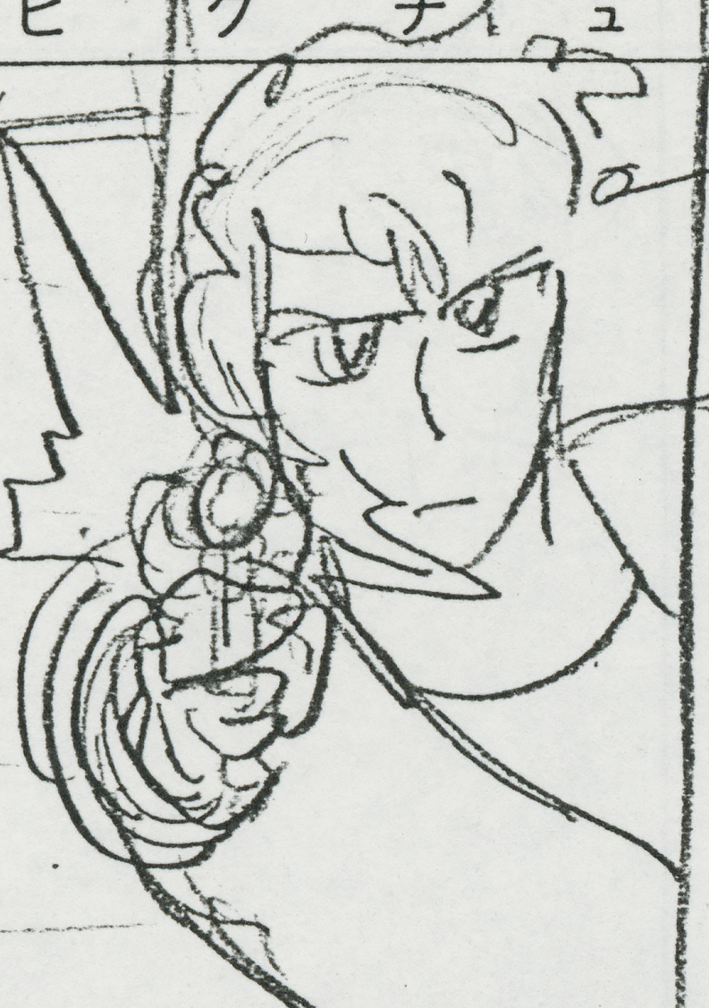 The way Ryo is drawn in these storyboards is very cute. He is almost like a chibi.