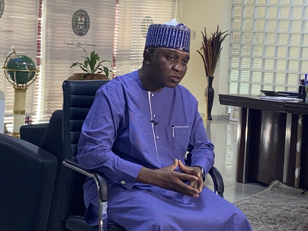 ONE YEAR ON THE SADDLE: REGISTRAR GENERAL/CEO CORPORATE AFFAIRS COMMISSION, ALHAJI GARBA ABUBAKAR - 7th January,2020 - 7th January,2021.
It would be recalled that His Excellency, President Muhammadu Buhari had approved the appointment of Alhaji Garba