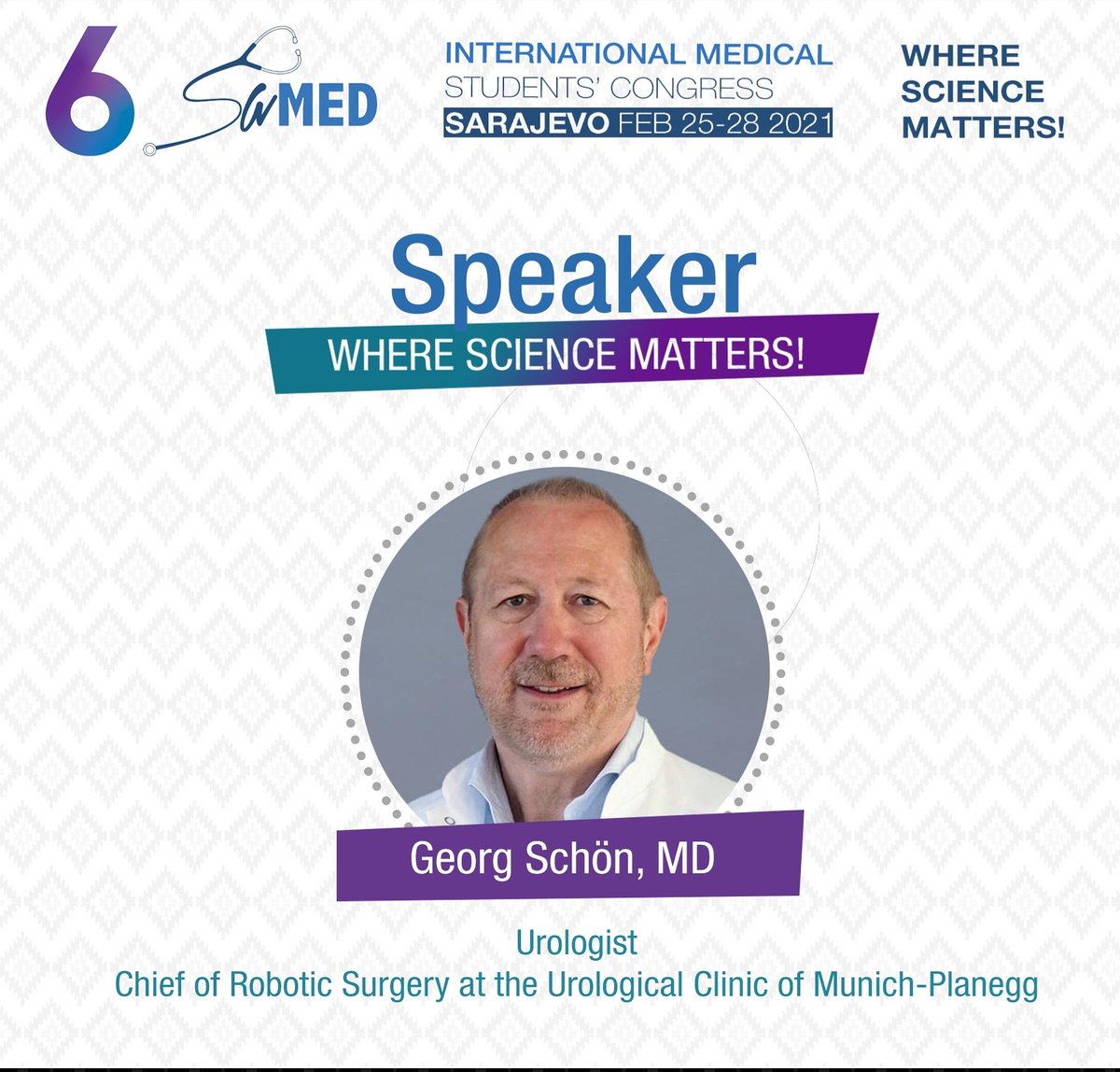 samedimscs's tweet photo. 🩺 Dr Georg Schoen has experience in 650 robotic-assisted partial nephrectomies and 640 Procedures with one SI DaVinci per year.
 Since 2020 he is the Chief of robotic surgery department at the Urologial Clinic of Munich Planegg.
More on our instagram: @imscsamed https://t.co/j1nG4Z8smF