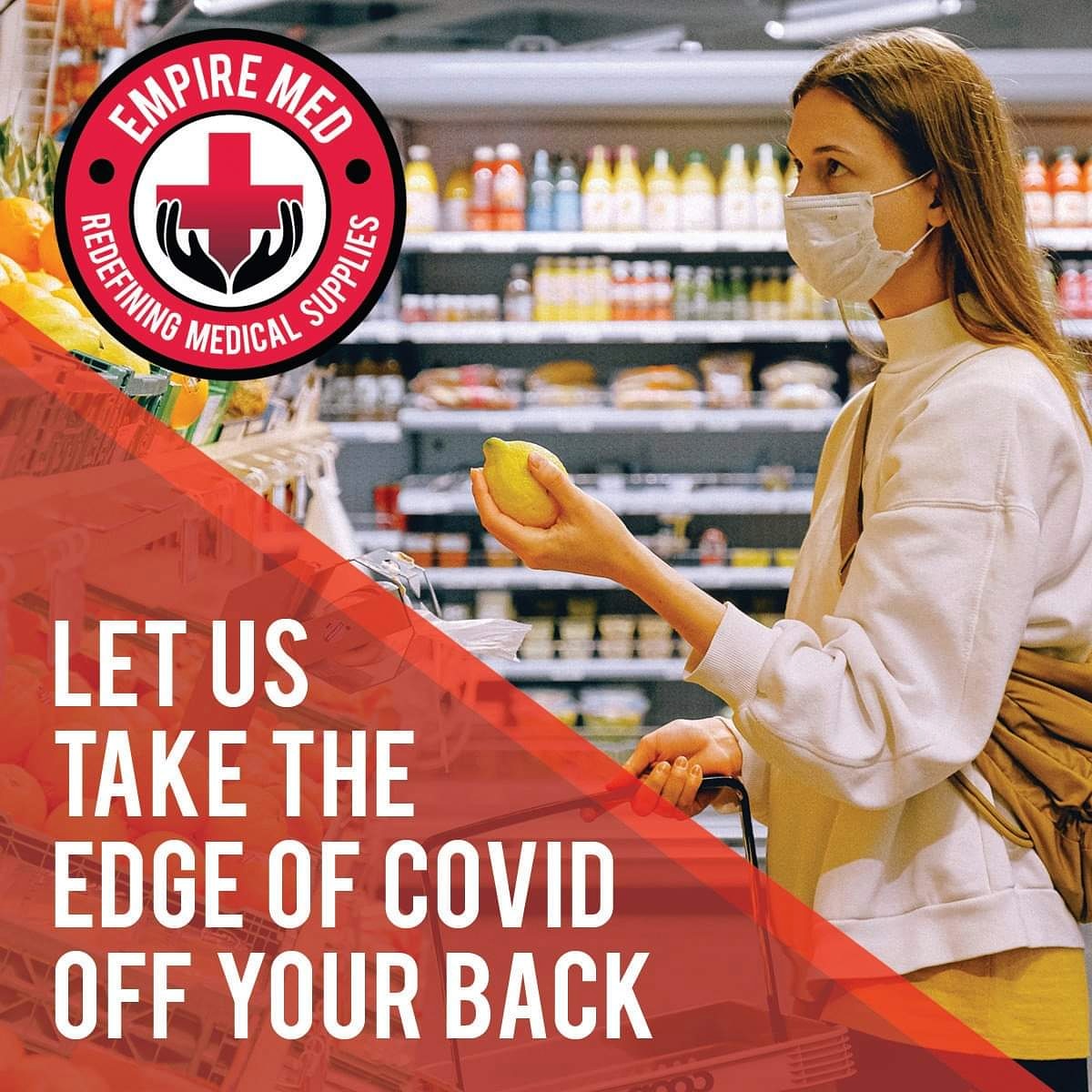 We have everything you need to work safely and take the stress of COVID off your back. Visit empire-med.com today to get your new masks, sanitizer and PPE for your staff and home! #RedDeer #Alberta #ABCOVID #Covid_19