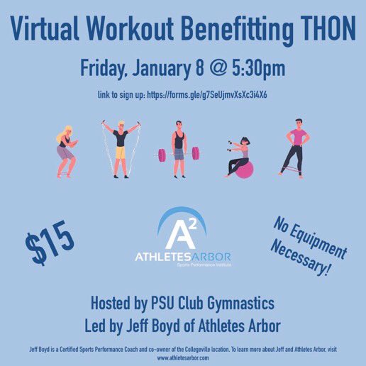 Have you signed up for our Virtual Workout Session? You still have time! It’s open to any and everybody so click the link to sign up and send it to a friend 🤸🏽‍♀️🏋🏽‍♀️🤸🏾‍♂️🏋🏻

forms.gle/g7SeUjmvXsXc3i…