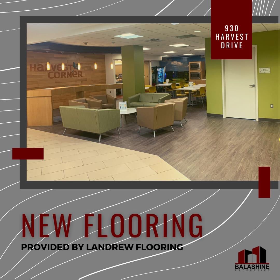 BalashineProp's tweet photo. We love the new flooring, provided by Landrew Flooring, in the Harvest Cafe at 930 Harvest Drive. 

#newyear #newflooring #floored #update #cafe #new https://t.co/1HX3uYqqwj