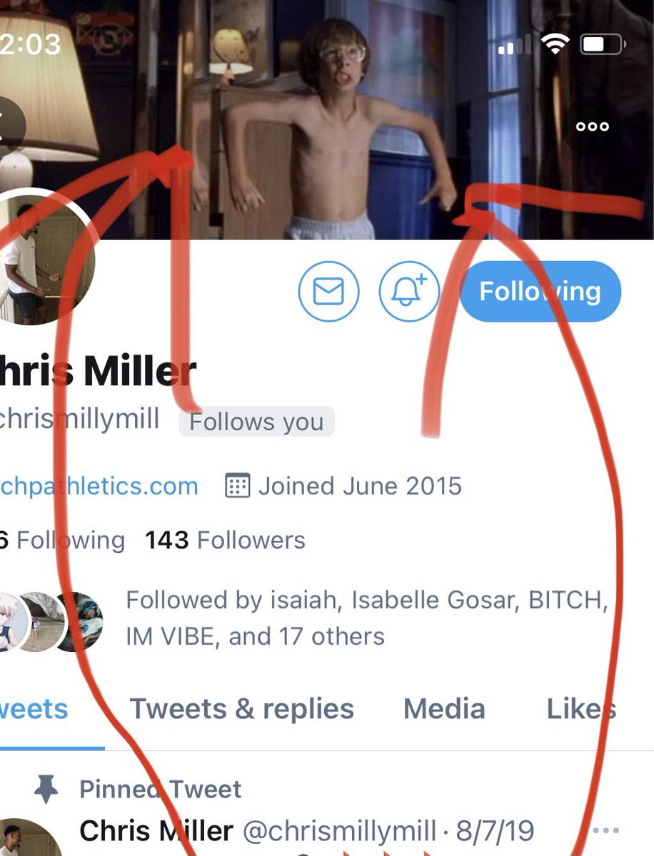 TravisMeeker's tweet photo. @chrismillymill I’m kidding this the header! https://t.co/lZyQ1owyFf