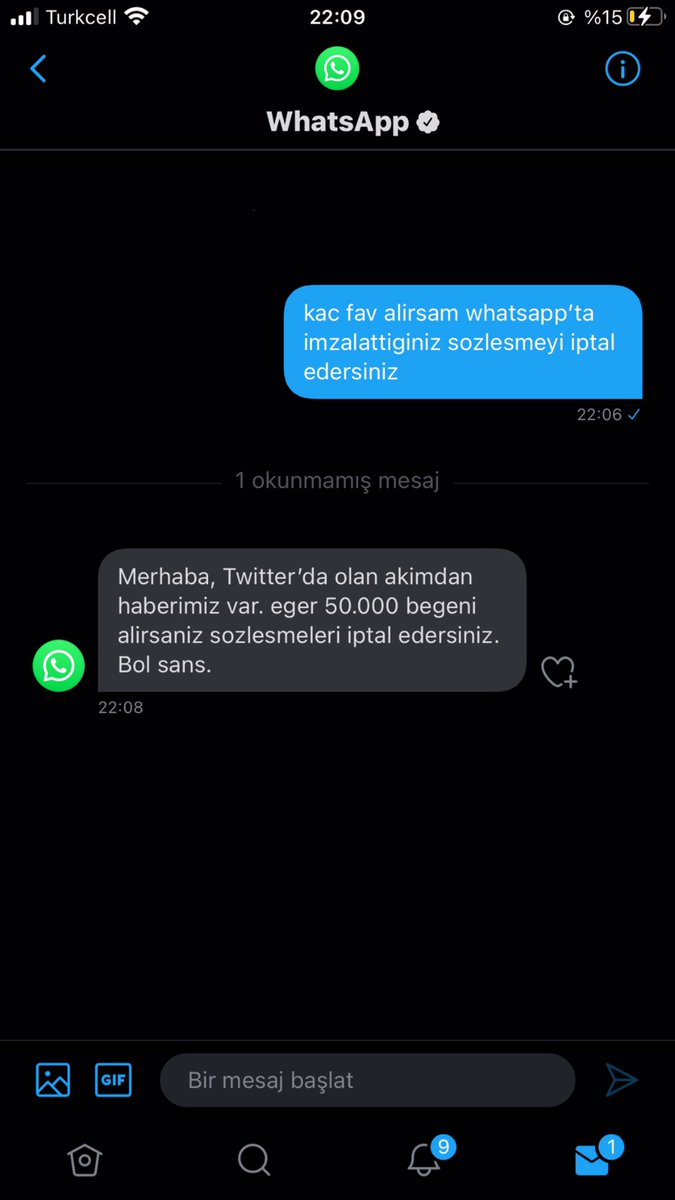 covrmico's tweet photo. arkadaslarrr son sansimiz.... #WhatsApp https://t.co/xhbZf9keQ8