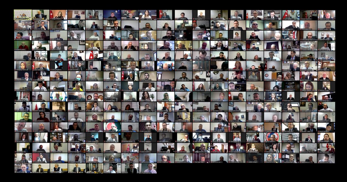 Oda ve Borsalarımızın Genel Sekreterleri ile video konferansta bir araya geldik. Pandemi sürecinde il ve ilçelerde yaşanan sorunları değerlendirdik. Oda-Borsa sisteminin hizmet kapasitesinin güçlendirilmesi ve yeni projeler için istişarelerde bulunduk.