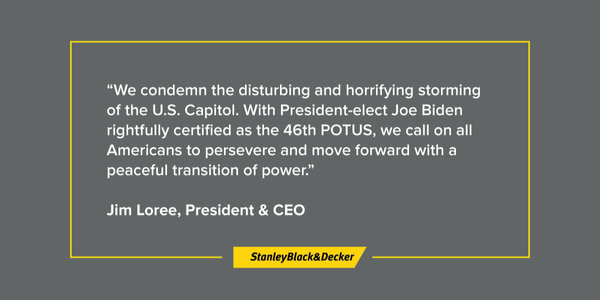 Stanley Black & Decker tweet media