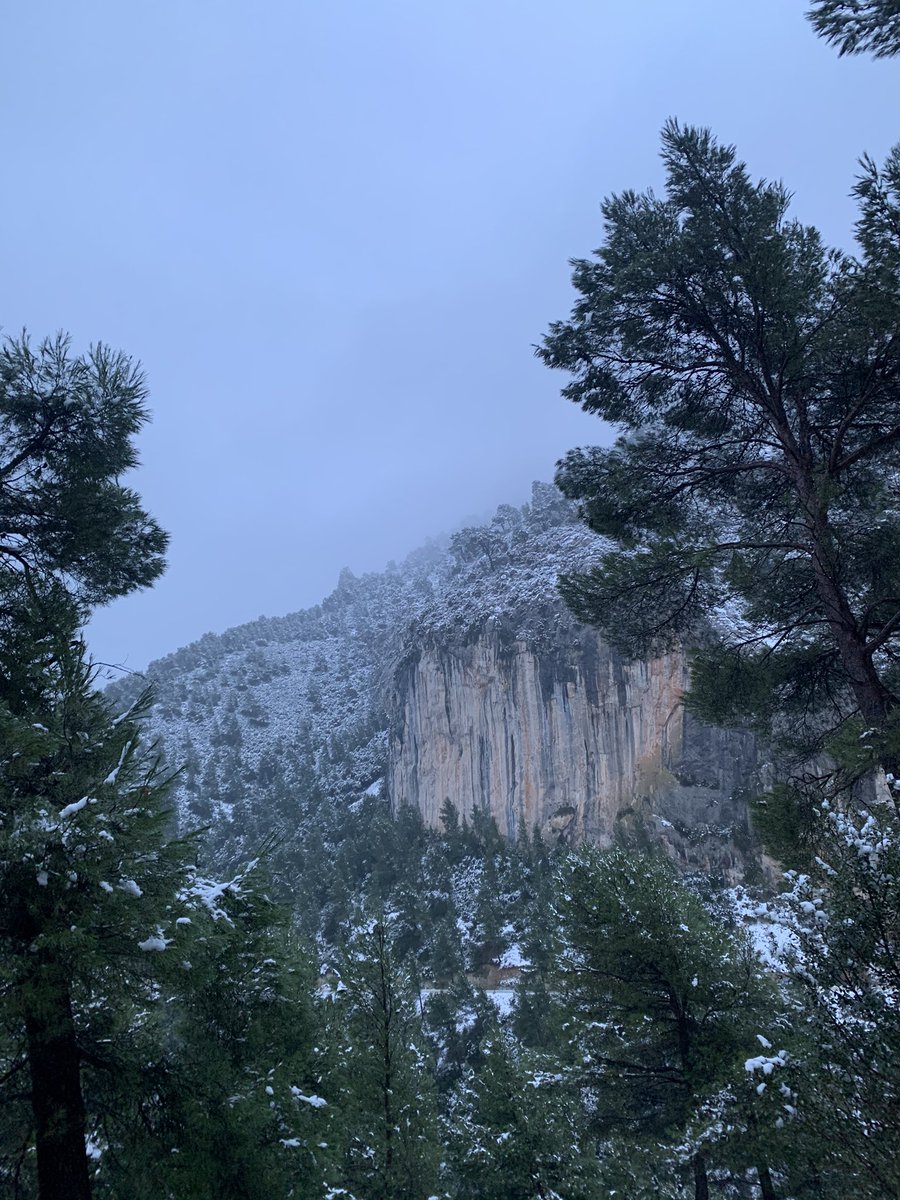 En Murcia también tenemos invierno, hoy por El Valle de ricote ❤️