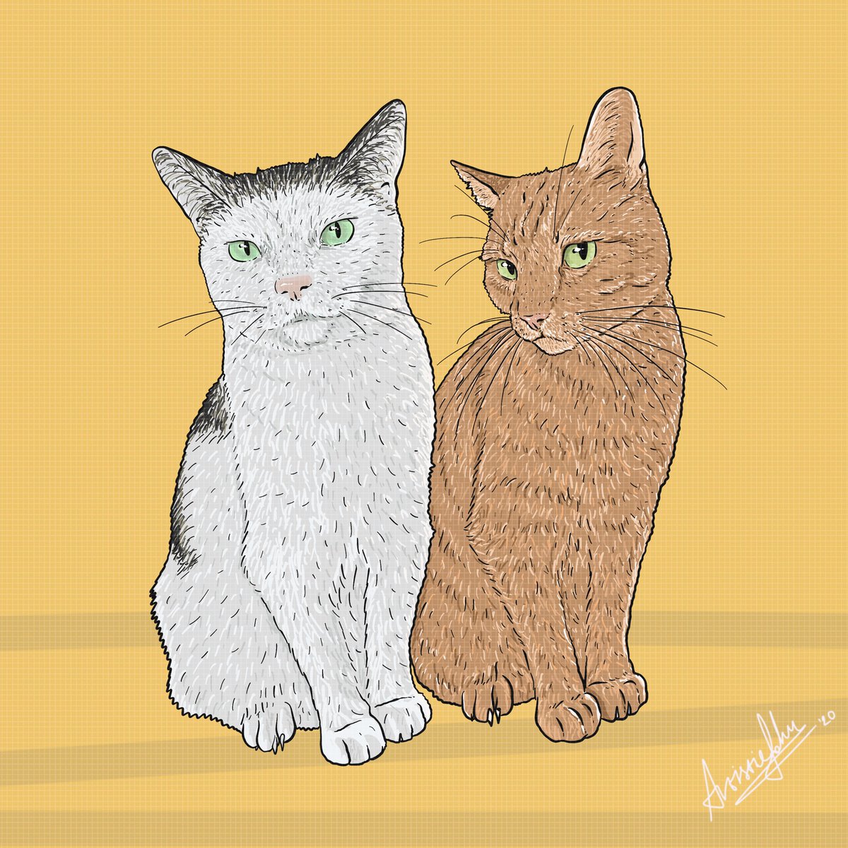 ArtisticJohn's tweet photo. Pet illustrations!!! #commisionsopened $20-$30 https://t.co/HSxhwIEc7R