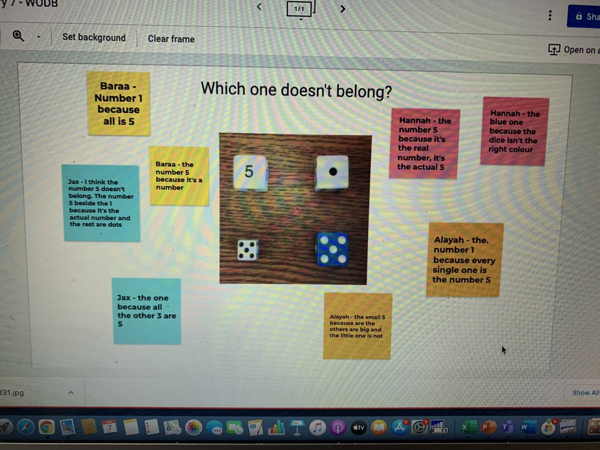 CMcEwenSmith's tweet photo. Which one doesn’t belong, tally marks and surveys, and exploring materials in our class today! Such a great job by everyone. I’m so proud of how these students have adapted. @JGSimcoe_LDSB #simcoestars #Grade1and2 #pivoting #adaptingwell #perseverance #collaboration #wellbeing https://t.co/kfI3d5sC9B