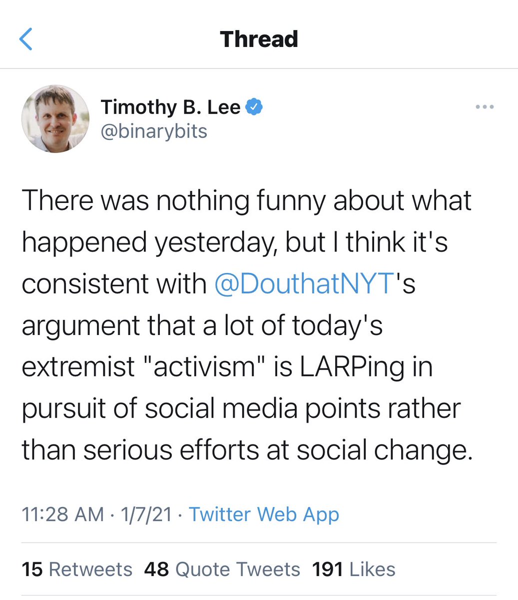 …destroying everything? Oh, you have to understand. They were larping and memeing. They didn’t really mean it. This is what people say in defending the cultural structures of racism, sexism, etc. They do mean it. They mean every bit of it. Drip by drip.