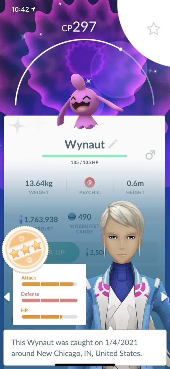 PeteSaHIT's tweet photo. 😍🤩🤩✨✨so this unexpectedly happened when I opened my game. Another family down #PokemonGo #shinypokemon https://t.co/ke8pKahvlL