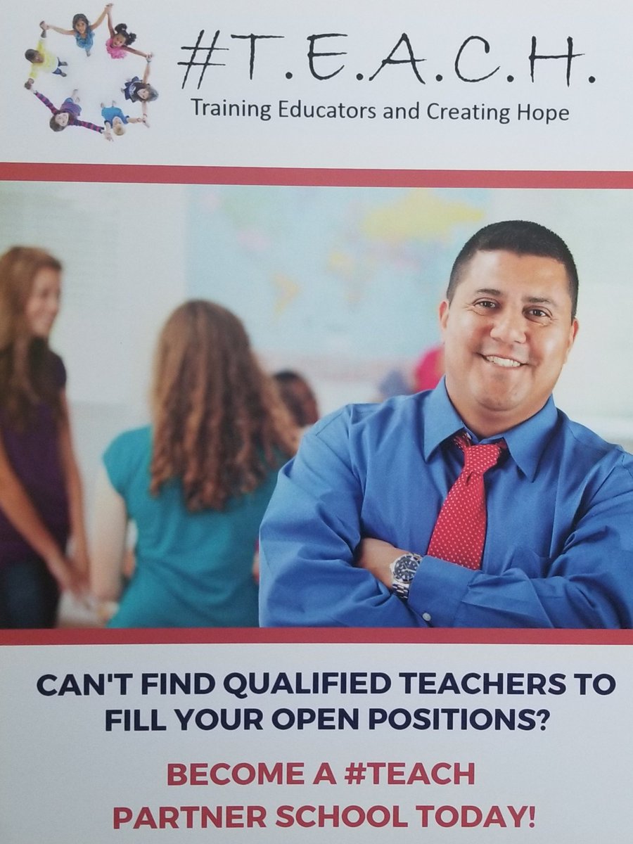 lynnej007's tweet image. Need teachers?
Want to create a district cohort and grow your own highly qualified teachers? Contact #TEACH
trainingeducators-nc.com/partner-distri…