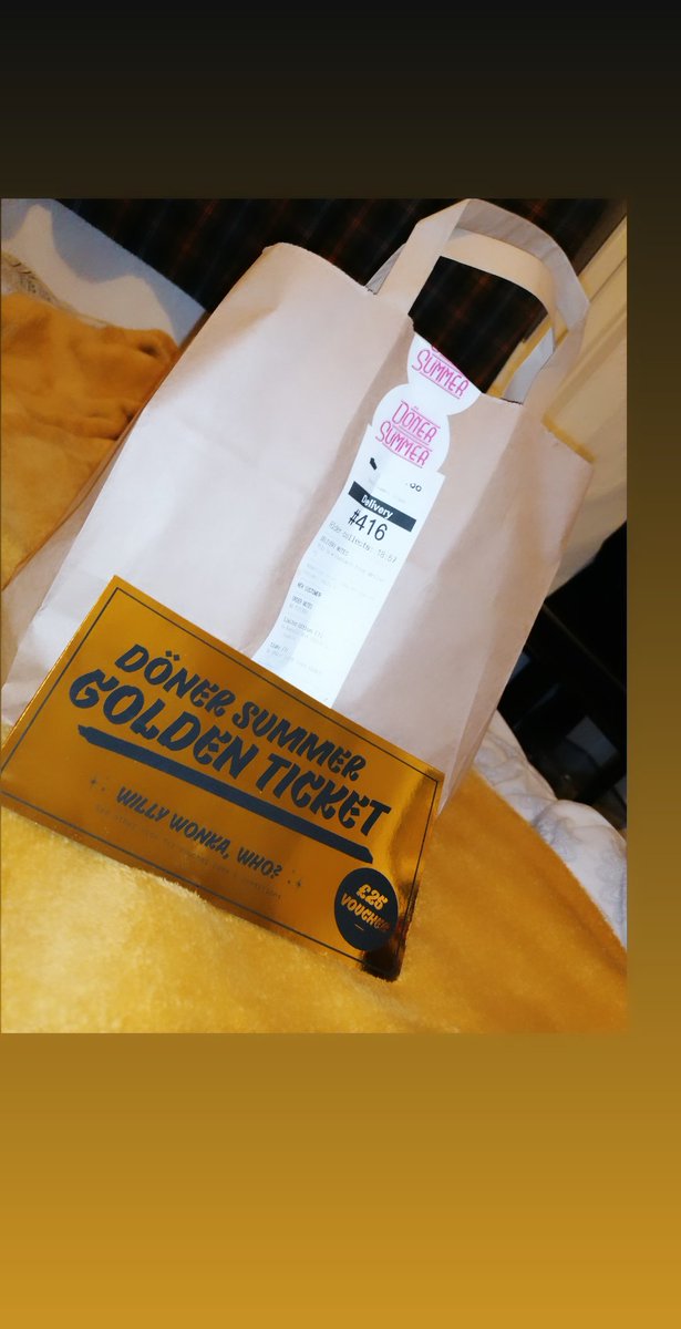 . (@inactive0747) on Twitter photo Oh my god no way did I just find a golden ticket with my Doner Summer order I AM Shook ✨ thank you so much 🥺✨
<a href="/donersummer/">Döner Summer</a> Oh my god no way did I just find a golden ticket with my Doner Summer order I AM Shook ✨ thank you so much 🥺✨
<a href="/donersummer/">Döner Summer</a>