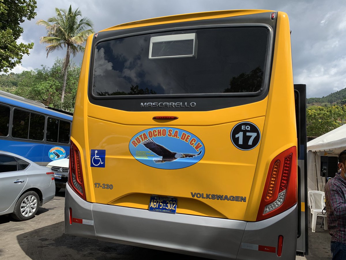 JyABuses's tweet photo. Ruta 8 adquiere nueva flota, 2 Mascarello Granvía, elevando la calidad del servicio a los usuarios. @VMTElSalvador @scastelar https://t.co/O2XhXrO0kr