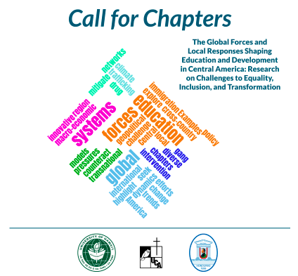 dbrentejr's tweet photo. Reminder -- Circulate!

Call for Chapters: Education and Development in Central America

Abstracts due January 15

More information: https://t.co/wEdRiiUH3K https://t.co/fS0ONz4L2R