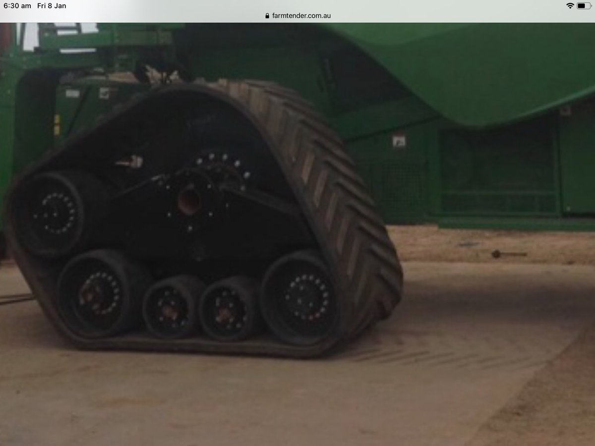 ATI Tracks for Sale, fit straight onto John Deere harvester. Only done 1500acres, like new. $80k plus gst.