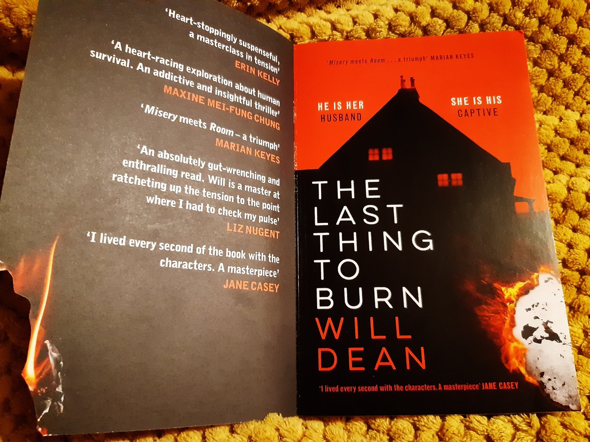What better way to celebrate the publication of #TheLastThingToBurn than to start reading it 🔥🔥🔥
I'm going in @willrdean. 
Judging by all the plaudits, I may not look up for some time.