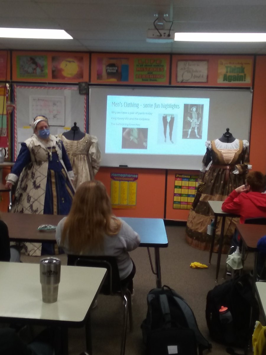 CayWildfong's tweet photo. Another great presentation on the Renaissance by Rachel Malay. Ready to tackle Romeo and Juliet. 
#TPOD https://t.co/lNRh4qimJs