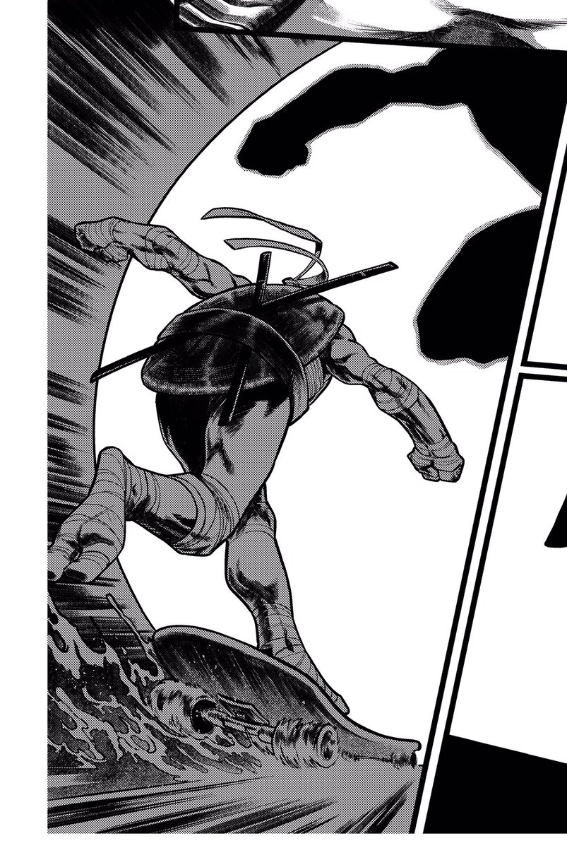 My favourite panel I've drawn today, I love drawing the Ninja Turtles (this isn't anything official)