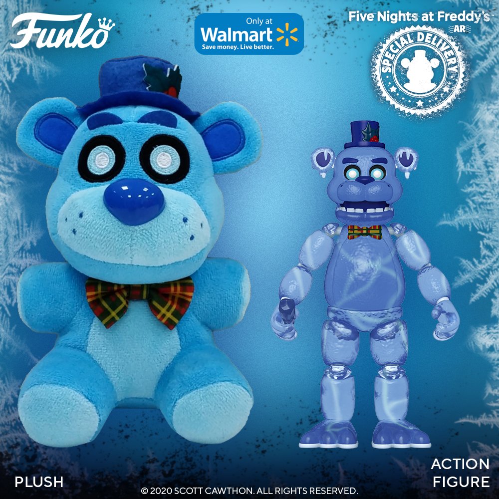 Funko Five Nights at Freddy’s Freddy Frostbear 8" Plush Toy Blue for sale online 