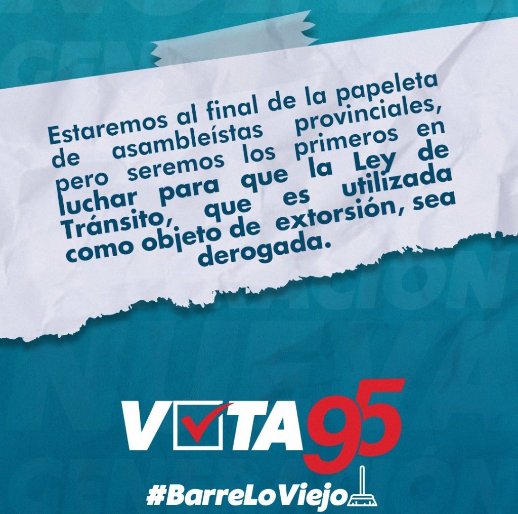 NGManabi's tweet photo. Votar por Nueva Generación es votar por la derogación de la Ley de Tránsito.

#Lista95 
#BarreLoViejo 
#NuevaGeneración 
#alaasambleavota95 https://t.co/yiBimSxAoW