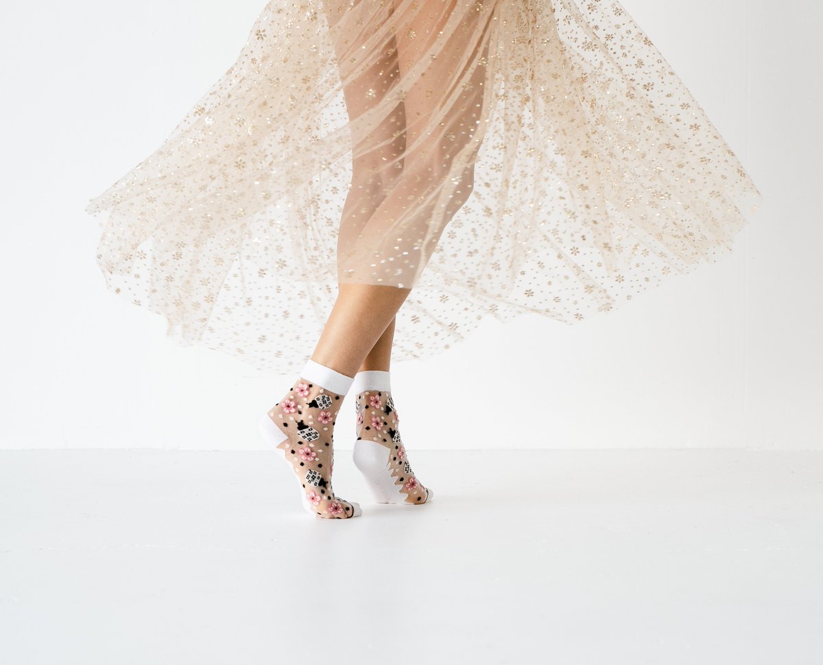 Little details can make a big difference. 🐞✨ Take a twirl in the Casual Kate Mini Crew Socks. bit.ly/katecrewsocks