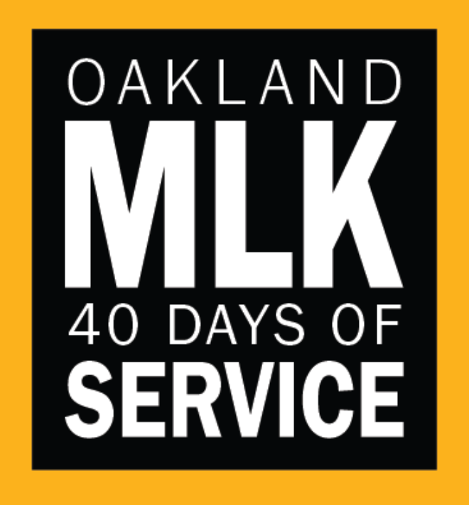 Oakland's tweet photo. Oakland’s traditional MLK Day of Service is being observed over a 40 day period to commemorate MLK Jr.'s vision for 40 Days of Peace from January 15th—February 28th. To learn more visit https://t.co/H3CurSSW9Y
#OaktownPROUD
#MLK40DaysOfService
#VolunteerOakland https://t.co/KxBCbhwxBP