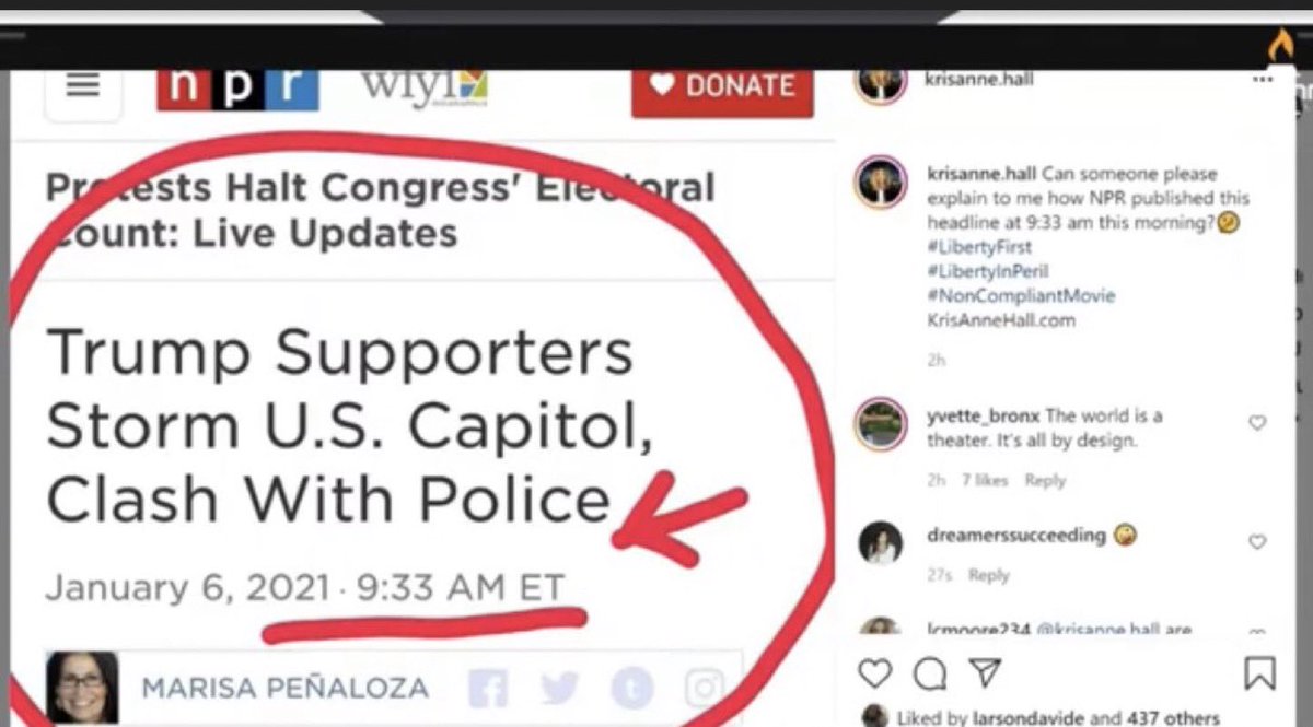 9NewsNancy's tweet photo. My, my, what do we have here?

Pelosi is in charge of the Capital Police. Now we see that they were in on the Storming the Capital?

Does that mean we need to recall Nancy Pelosi? Put her in jail?

🤔Did she plan this ENTIRE thing to take out Trump?
🆘@SenTedCruz @SenMikeLee https://t.co/t8NYWMq1SZ
