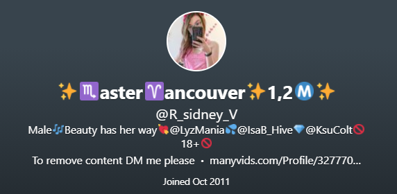 MLu5t's tweet photo. Gone but not forgotten : 

@MasterVancouver &amp; @R_sidney_V https://t.co/6p4suBrBcA